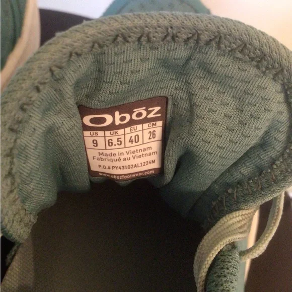 Stylish Oboz Teal Athletic Shoes for Women - Picture 7 of 9